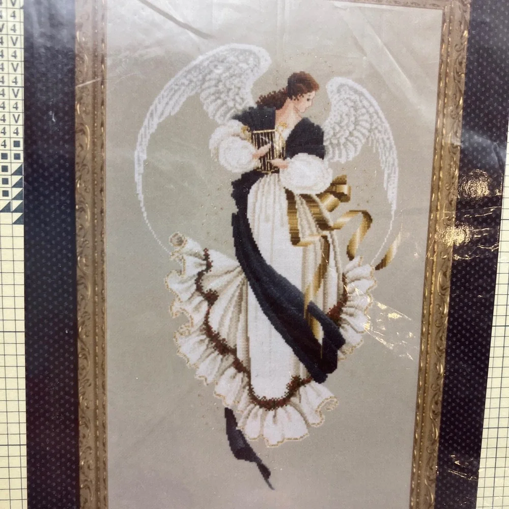 Lavender Lace Victorian Designs Cross Stitch Patterns Angel‎ Hope Mercy Guardian